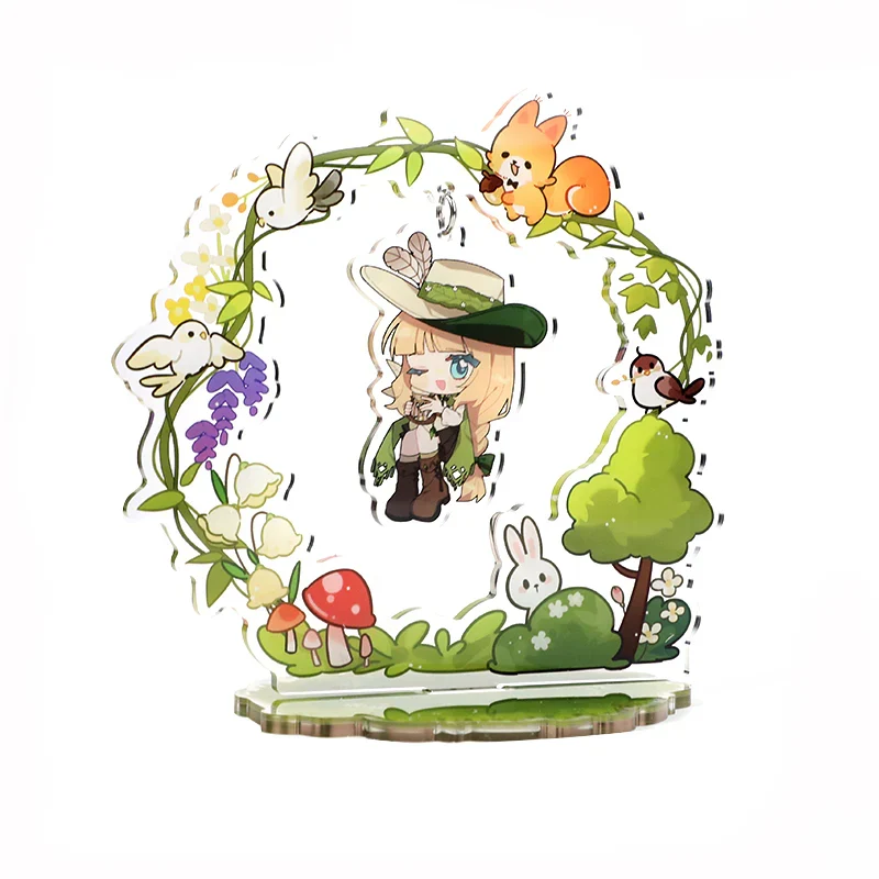 Custom Acrylic Wreath Dangling Shaker Standees