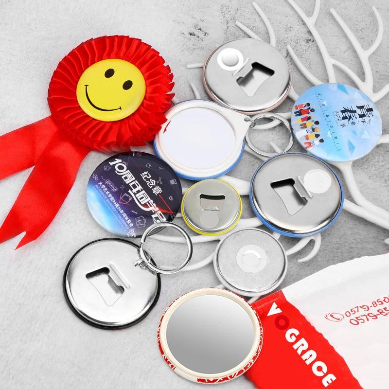 Custom Button Pins Bottle Opener Keychain - Image 3