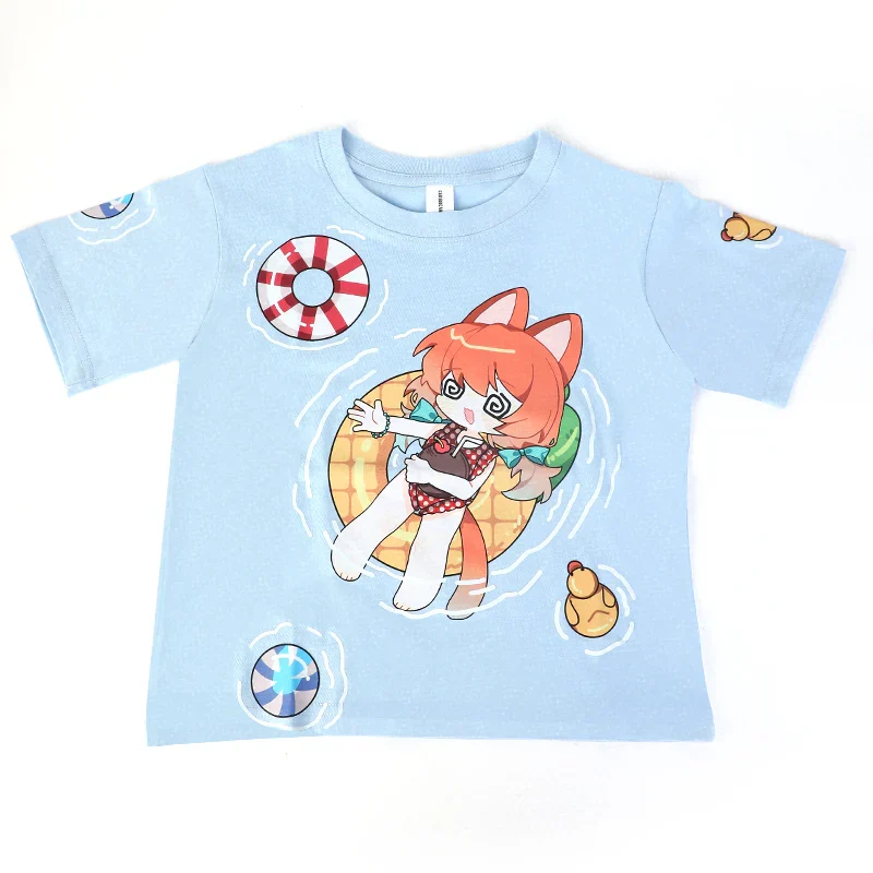 Custom Children's T Shirts Printing Cotton Crew Neck T-Shirts