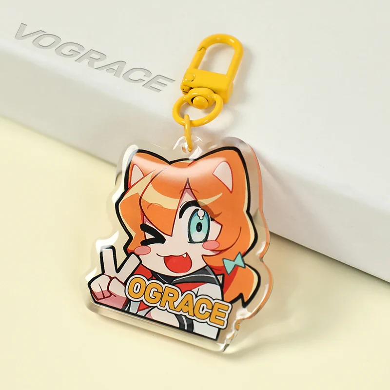 Custom Clear Acrylic Keychains - Image 4