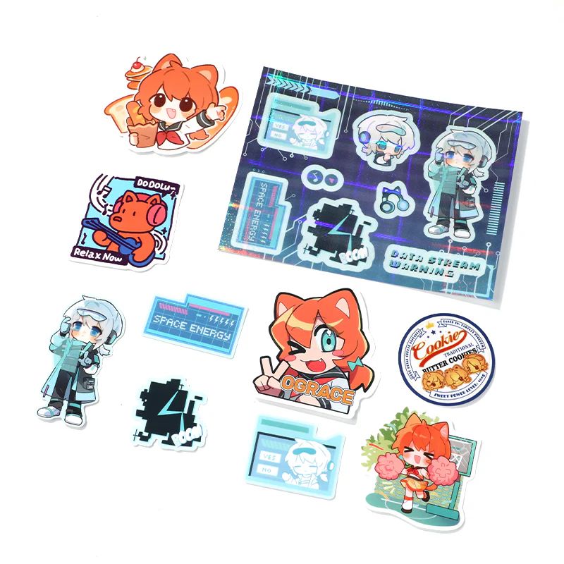 Custom Coated Paper Stickers