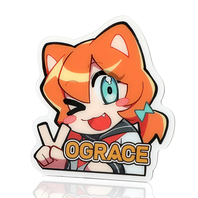Custom Non Clear Ultra-Thin Acrylic Fridge Magnets
