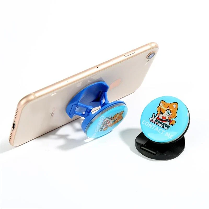 Custom Phone Grip Round Foldable Mobile Phone Holder